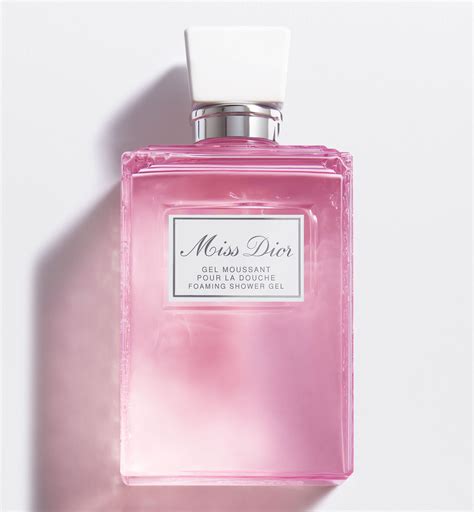 miss dior shower gel